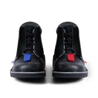 ACW* Kick Hi Lederstiefel für Erwachsene, Unisex, Schwarz