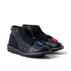 ACW* Kick Hi Lederstiefel für Erwachsene, Unisex, Schwarz
