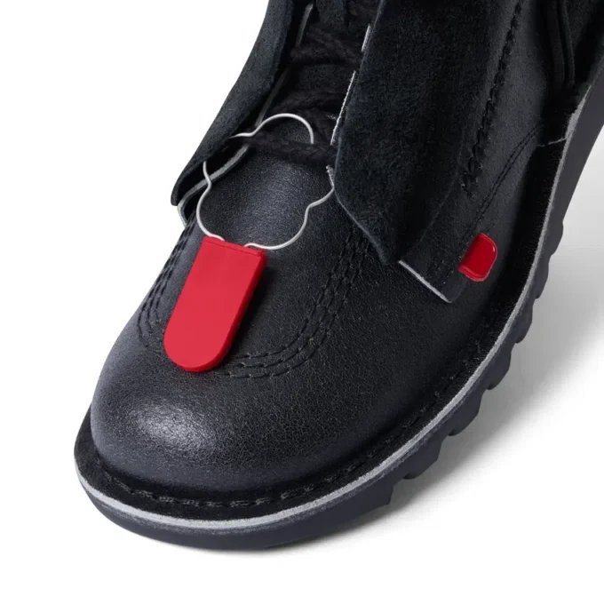 ACW* Kick Hi Lederstiefel für Erwachsene, Unisex, Schwarz