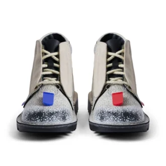ACW* Kick Hi Lederstiefel für Erwachsene, Unisex, Weiß