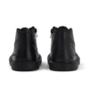 Adlar Hi Scallop Lederstiefel für Mädchen, schwarz
