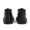 Adlar Hi Scallop Lederstiefel für Mädchen, schwarz