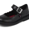 Adlar MJ Scallop Leder Schwarz für Mädchen Adlar MJ Scallop Leder Schwarz für Mädchen