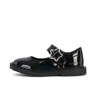 Adlar MJ Stardust Lackleder für Mädchen, schwarz