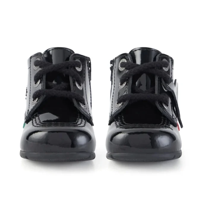 Baby Kick Hi B Zip Lackleder Schwarz Baby Kick Hi B Zip Lackleder Schwarz