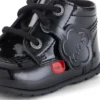 Baby Kick Hi B Zip Lackleder Schwarz Baby Kick Hi B Zip Lackleder Schwarz