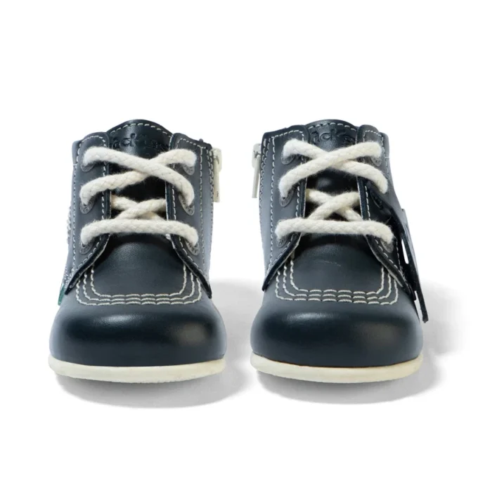 Baby Kick Hi Leder Navy