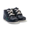 Baby Kick Hi Leder Navy