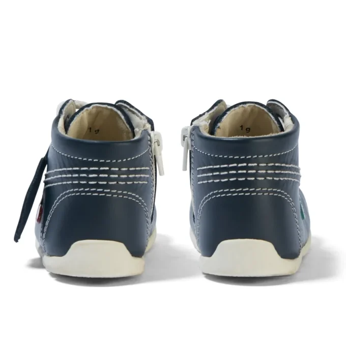 Baby Kick Hi Leder Navy