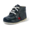 Baby Kick Hi Leder Navy