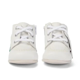 Baby Kick Hi Leder Weiß