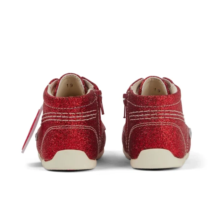 Baby Unisex Kick Hi Glitter Boots Rot
