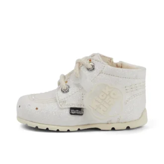 Baby Unisex Kick Hi Glitter Stiefel Weiß