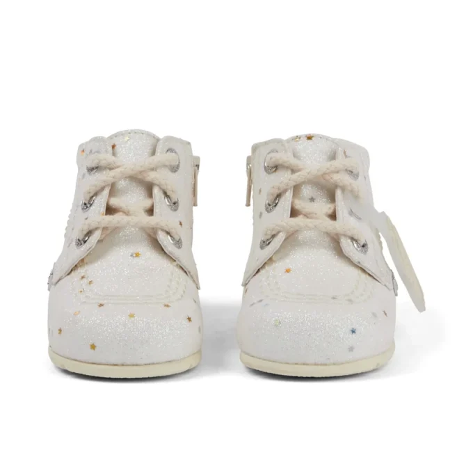 Baby Unisex Kick Hi Glitter Stiefel Weiß Baby Unisex Kick Hi Glitter Stiefel Weiß
