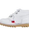 Baby Unisex Kick Hi Zip Leder Weiß Baby Unisex Kick Hi Zip Leder Weiß
