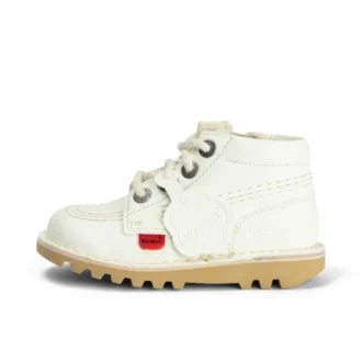 Baby Unisex Kick Hi Zip Lederalternative Weiß