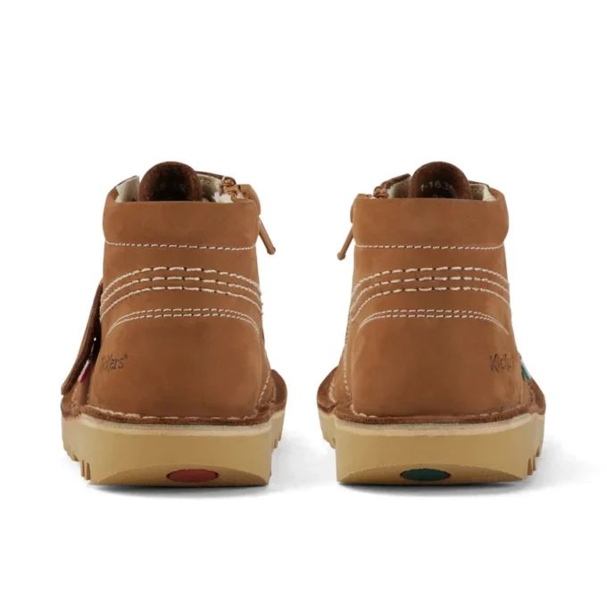 Baby Unisex Kick Hi Zip Nubuk Hellbraun Baby Unisex Kick Hi Zip Nubuk Hellbraun