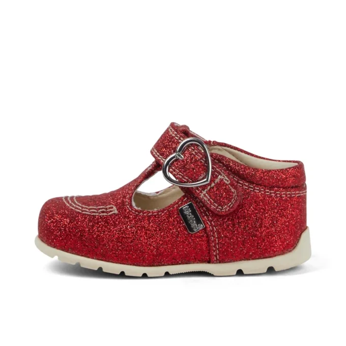 Baby Unisex Kick T Glitzer-Schuhe Rot Baby Unisex Kick T Glitzer-Schuhe Rot