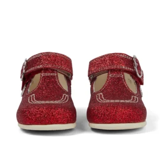 Baby Unisex Kick T Glitzer-Schuhe Rot