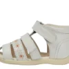 Baby Wriggle Flower Sandalen Leder Weiß Baby Wriggle Flower Sandalen Leder Weiß