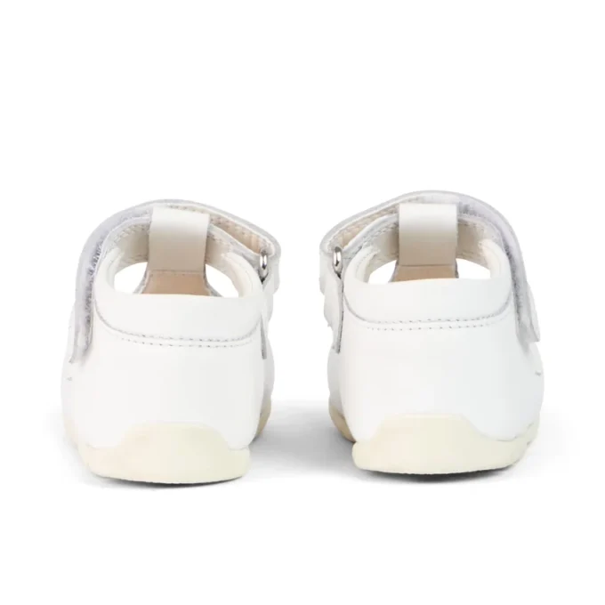 Baby Wriggle Flower Sandalen Leder Weiß Baby Wriggle Flower Sandalen Leder Weiß