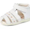 Baby Wriggle Flower Sandalen Leder Weiß Baby Wriggle Flower Sandalen Leder Weiß