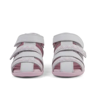 Baby Wriggle Wave Sandalen Leder Weiß
