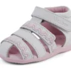Baby Wriggle Wave Sandalen Leder Weiß Baby Wriggle Wave Sandalen Leder Weiß