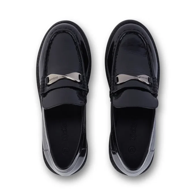 Edie Loafer für Damen, Lackleder, schwarz Edie Loafer für Damen, Lackleder, schwarz