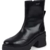 Edie Stiefel für Erwachsene, Leder, Schwarz Edie Stiefel für Erwachsene, Leder, Schwarz