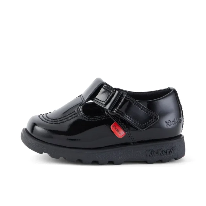 Fragma T-Bar für Kleinkinder, Mädchen, Lackleder, schwarz Fragma T-Bar für Kleinkinder, Mädchen, Lackleder, schwarz