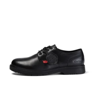 Herren Finley Lo Leder Schwarz