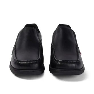 Herren Fragma Slip Leder Schwarz