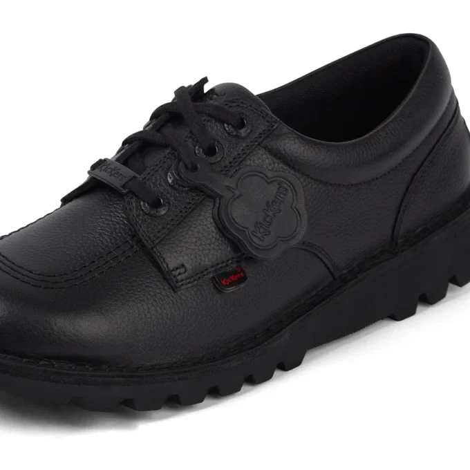 Herren Kick Lo Tab Lederschuhe Schwarz Herren Kick Lo Tab Lederschuhe Schwarz
