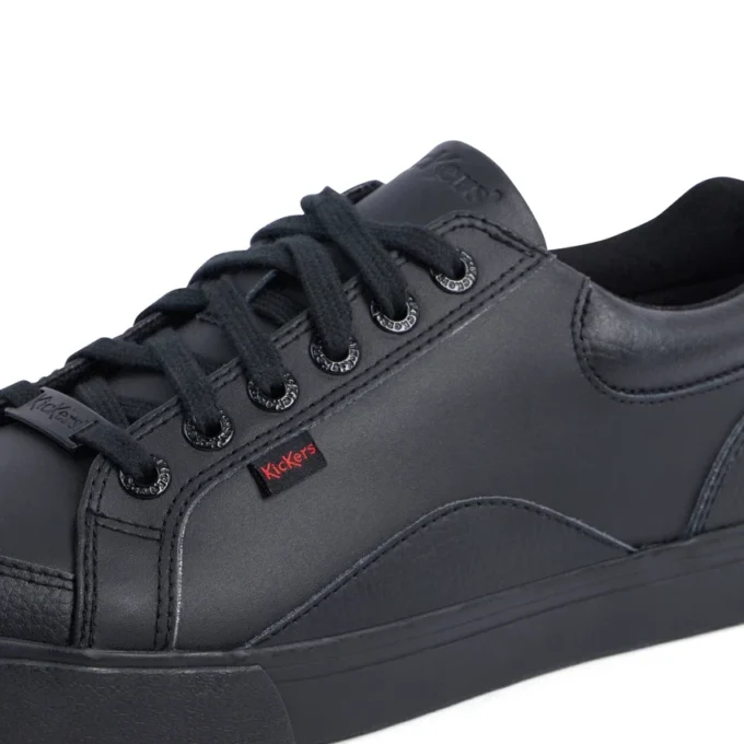 Herren Tovni Lo Mix Leder Schwarz