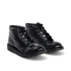 Jugend-Damen-Kick Hi-Leder-Alternative-Lackleder-Schwarz Jugend-Damen-Kick Hi-Leder-Alternative-Lackleder-Schwarz