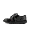Jugend-Damen Kick Lo Brogue Lackleder Schwarz Jugend-Damen Kick Lo Brogue Lackleder Schwarz