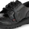 Jugend-Damen Kick Lo Brogue Lackleder Schwarz Jugend-Damen Kick Lo Brogue Lackleder Schwarz