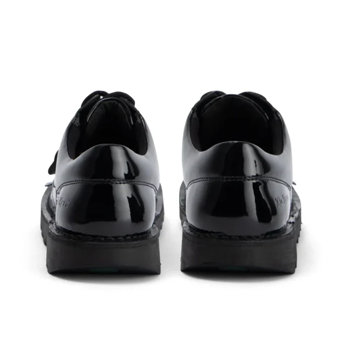 Jugend-Damen Kick Lo Lederimitat Lackleder Schwarz Jugend-Damen Kick Lo Lederimitat Lackleder Schwarz