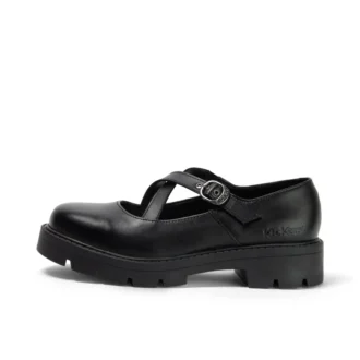 Jugend Damen Kori MJ Cross Hochglanzleder Schwarz