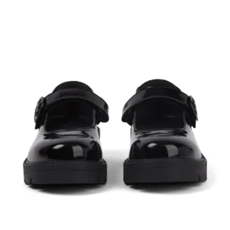 Jugend-Damen Kori MJ Doll Lackleder Schwarz