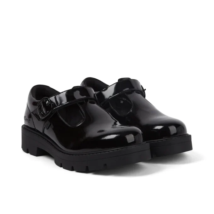 Jugend Damen Kori T-Bar Lackleder Schwarz Jugend Damen Kori T-Bar Lackleder Schwarz