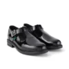 Jugend Damen Lach T-Bar Leder Schwarz Jugend Damen Lach T-Bar Leder Schwarz
