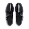 Jugend Damen Lach T-Bar Leder Schwarz Jugend Damen Lach T-Bar Leder Schwarz