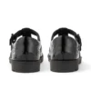 Jugend-Damen Lachly Brogue T-Bar Lackleder Schwarz Jugend-Damen Lachly Brogue T-Bar Lackleder Schwarz