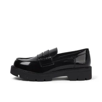 Jugend-Damen-Loafer Kori Lackleder Schwarz