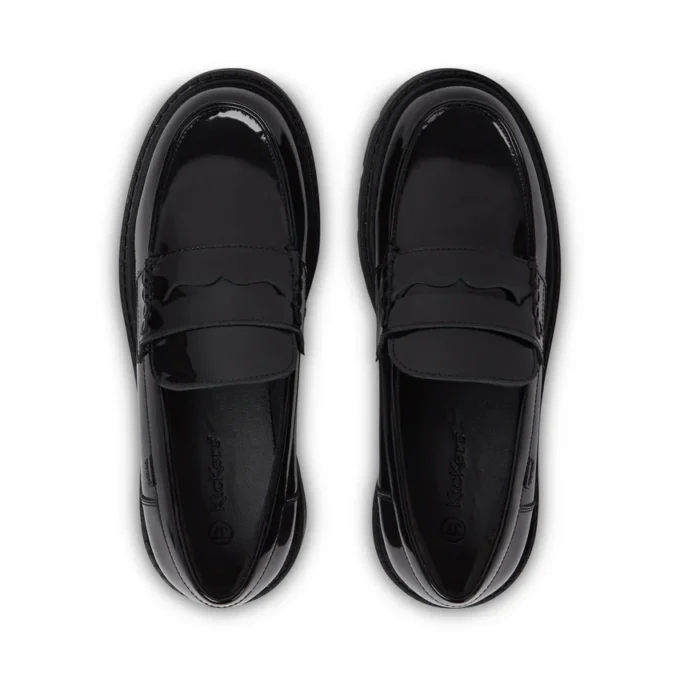 Jugend-Damen-Loafer Kori Lackleder Schwarz Jugend-Damen-Loafer Kori Lackleder Schwarz