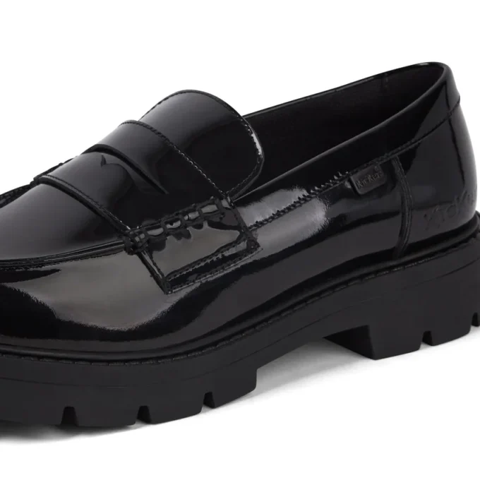 Jugend-Damen-Loafer Kori Lackleder Schwarz Jugend-Damen-Loafer Kori Lackleder Schwarz