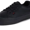 Jugend-Damen Tovni Stack Leder Schwarz Jugend-Damen Tovni Stack Leder Schwarz