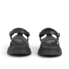 Jugend-Damenschuhe Kenzi Ledersandalen Schwarz Jugend-Damenschuhe Kenzi Ledersandalen Schwarz